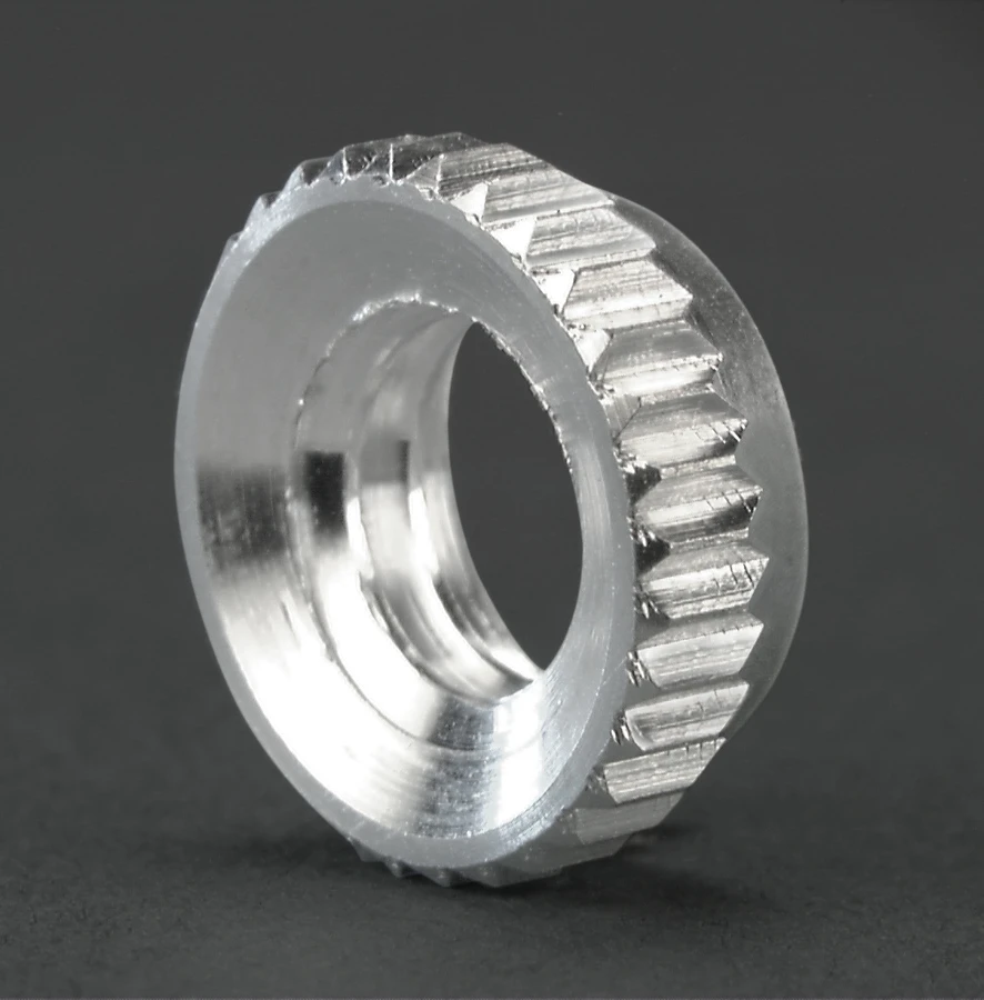 FLUTED ALUMINUM NUT