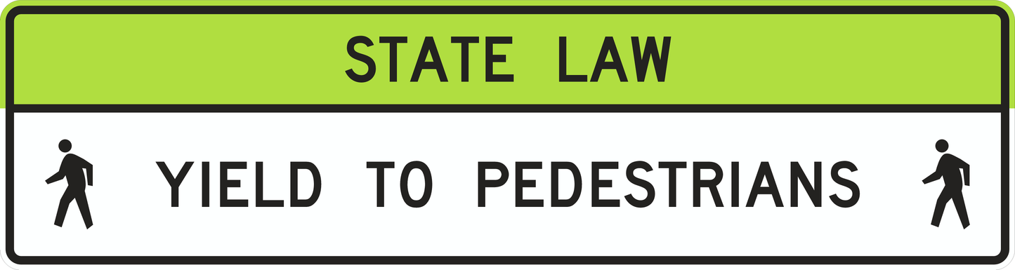 R1-9-Overhead Ped Crossing Sign - Municipal Supply & Sign Co.