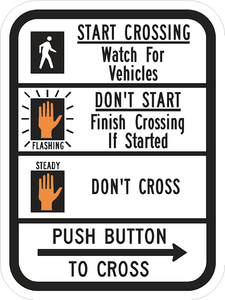 R10-3b-Pedestrian Signs and Plaques - Municipal Supply & Sign Co.