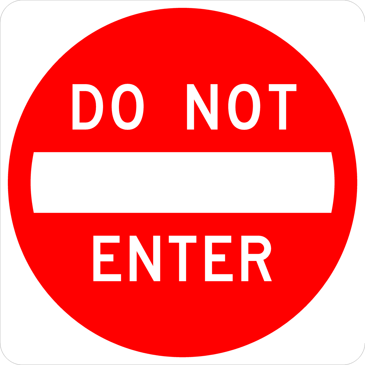 R5-1-Do Not Enter Sign - Municipal Supply & Sign Co.
