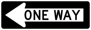 R6-1-One Way Sign - Municipal Supply & Sign Co.