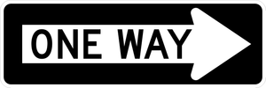 R6-1-One Way Sign - Municipal Supply & Sign Co.