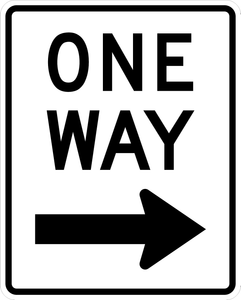 R6-2-One Way Sign - Municipal Supply & Sign Co.