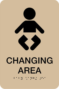 ADA Baby Changing Area Sign