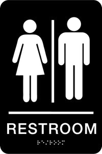 Unisex Restroom Sign