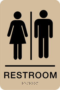 Unisex Restroom Sign