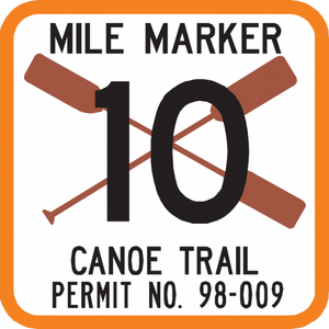 Canoe Trail Sign - Municipal Supply & Sign Co.