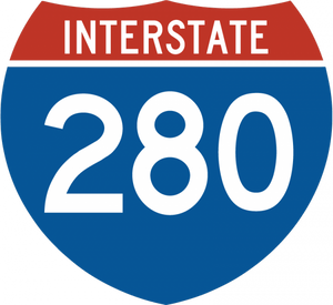 M1-3-Off-Interstate Route Sign (3 digits) - Municipal Supply & Sign Co.
