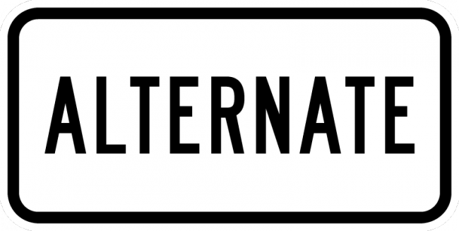 M4-1-Alternate Sign - Municipal Supply & Sign Co.