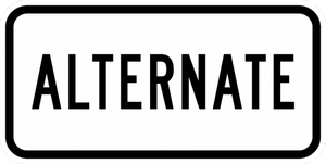 M4-1-Alternate Sign - Municipal Supply & Sign Co.