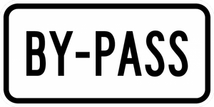 M4-2-By-Pass Sign - Municipal Supply & Sign Co.