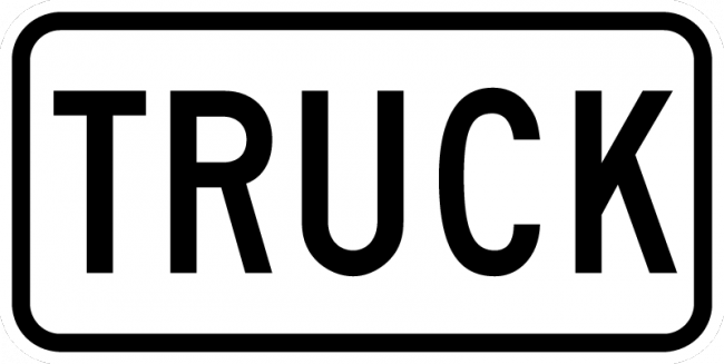 M4-4-Truck Sign - Municipal Supply & Sign Co.
