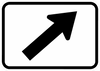 M6-2-Directional Arrow Sign - Municipal Supply & Sign Co.