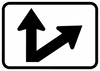 M6-7-Directional Arrow Sign - Municipal Supply & Sign Co.