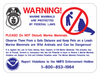 Marine Animal Protection Sign - Municipal Supply & Sign Co.