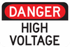 Danger High Voltage Sign - Municipal Supply & Sign Co.