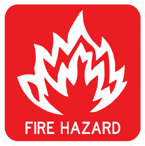Fire Hazard Sign - Municipal Supply & Sign Co.