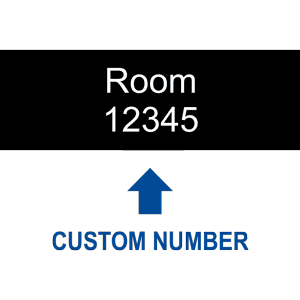 Custom Room Number Sign - Municipal Supply & Sign Co.