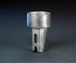 PAUC U-Channel/Round Post Cap Adapter - Municipal Supply & Sign Co.