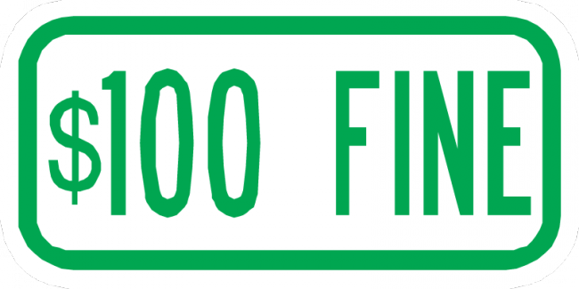 PS-53-$XX Fine Sign - Municipal Supply & Sign Co.
