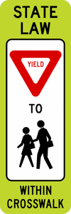 SR1-6b-In-Street Ped Crossing Sign - Municipal Supply & Sign Co.