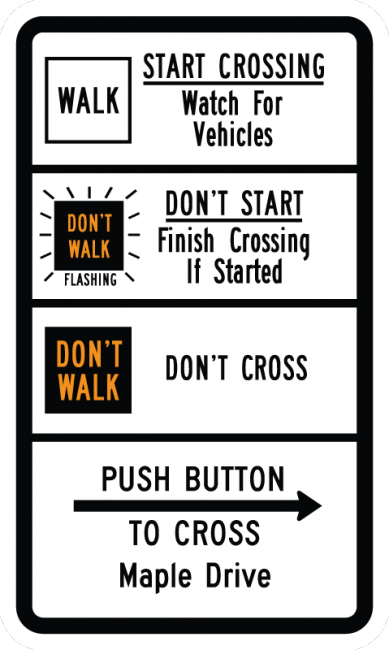 R10-3g-Pedestrian Signs - Municipal Supply & Sign Co.