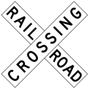 R15-1-Grade Crossing (Crossbuck) - Municipal Supply & Sign Co.