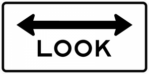 R15-8-Look sign - Municipal Supply & Sign Co.