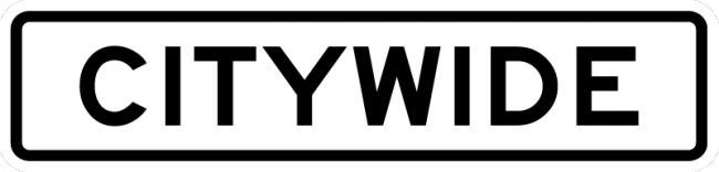 R2-5aP-Citywide Sign (plaque) - Municipal Supply & Sign Co.