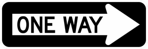 R6-1-One Way Sign - Municipal Supply & Sign Co.