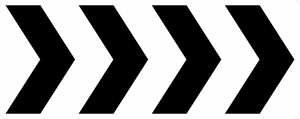 R6-4b-Roundabout Directional(4 chevrons) Sign - Municipal Supply & Sign Co.