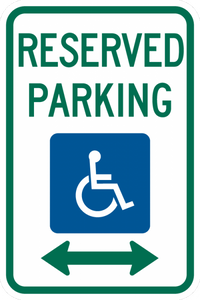 R7-8-Reserved Parking Sign - Municipal Supply & Sign Co.