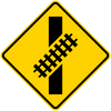 BW10-12-Skewed Crossing Sign - Municipal Supply & Sign Co.