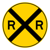 BW10-1-Grade Crossing Advance Warning Sign - Municipal Supply & Sign Co.