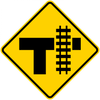 W10-4-Grade Crossing and Intersection Sign - Municipal Supply & Sign Co.