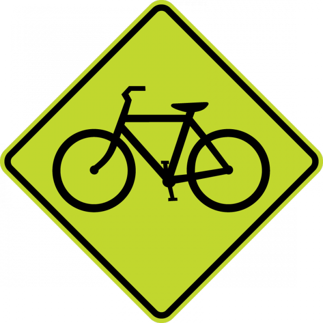 W11-1 - Bicycle Sign - Municipal Supply & Sign Co.