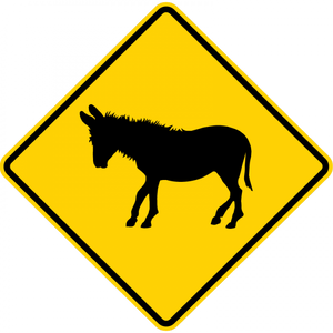 W11-19-Large Animals Sign - Municipal Supply & Sign Co.