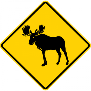 W11-21-Large Animals Sign - Municipal Supply & Sign Co.