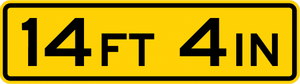 W12-2a-Low Clearance - Municipal Supply & Sign Co.