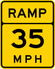 W13-3-Ramp Speed - Municipal Supply & Sign Co.