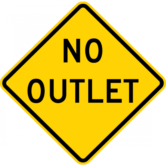 W14-2-No Outlet - Municipal Supply & Sign Co.