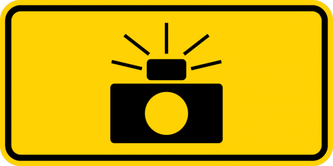 W16-10P-Photo Enforced(symbol plaque) - Municipal Supply & Sign Co.