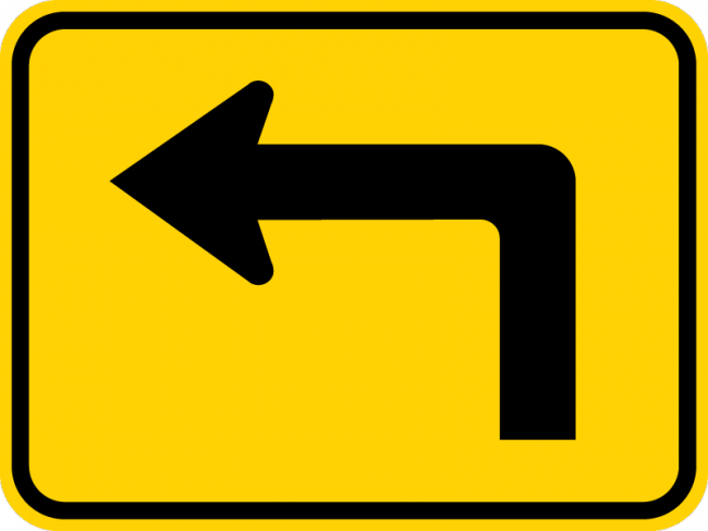 W16-6P-Supplemental Arrow(plaque) - Municipal Supply & Sign Co.
