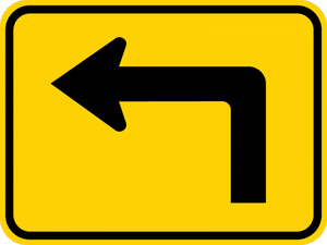 W16-6P-Supplemental Arrow(plaque) - Municipal Supply & Sign Co.