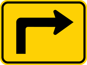W16-6PR-Supplemental Arrow(plaque) - Municipal Supply & Sign Co.