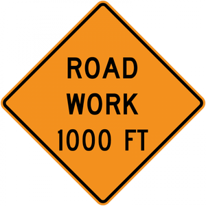 CW20-1-Road Work (with distance) - Municipal Supply & Sign Co.