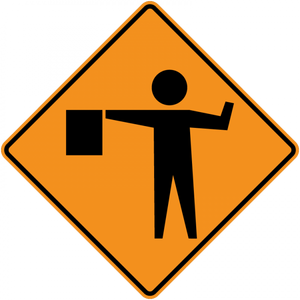 CW20-7-Flagger (symbol) - Municipal Supply & Sign Co.