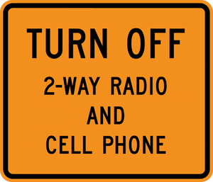CW22-2-Tum Off 2-Way Radio and CellPhone - Municipal Supply & Sign Co.