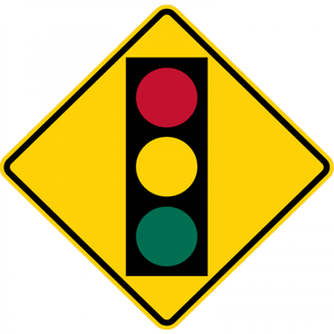 W3-3-Advanced Traffic Control Sign - Municipal Supply & Sign Co.