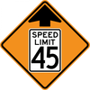 CW3-5-Reduced Speed Limit Ahead - Municipal Supply & Sign Co.